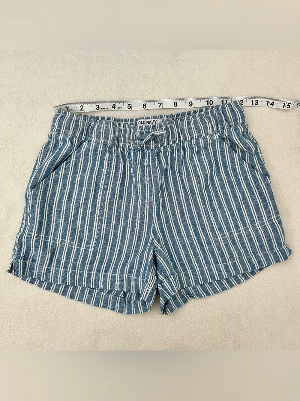 NWOT Old Navy Linen Blend Girls Shorts 10/12